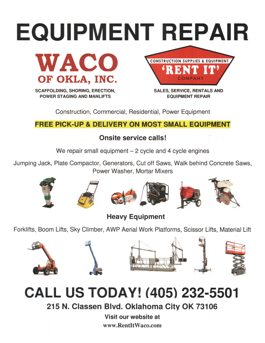 Waco of Oklahoma, Inc.& Rent It Company